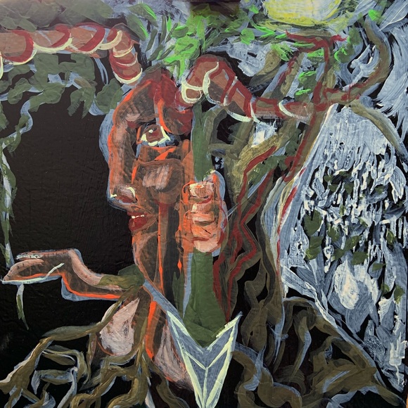 The Forest Guard original acrylic painting artwork - Picture 1 of 1